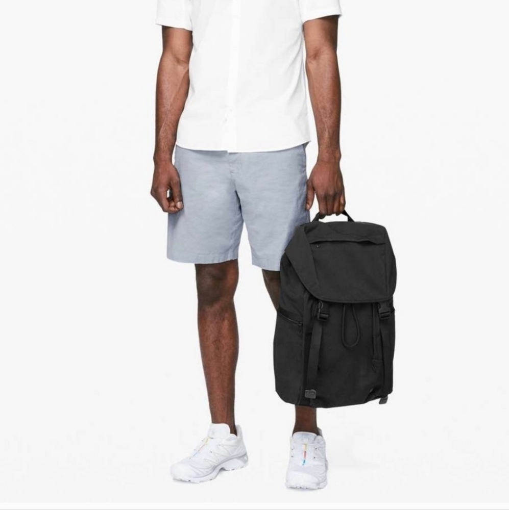 lululemon athletica Gray Men's Flat Front Shorts